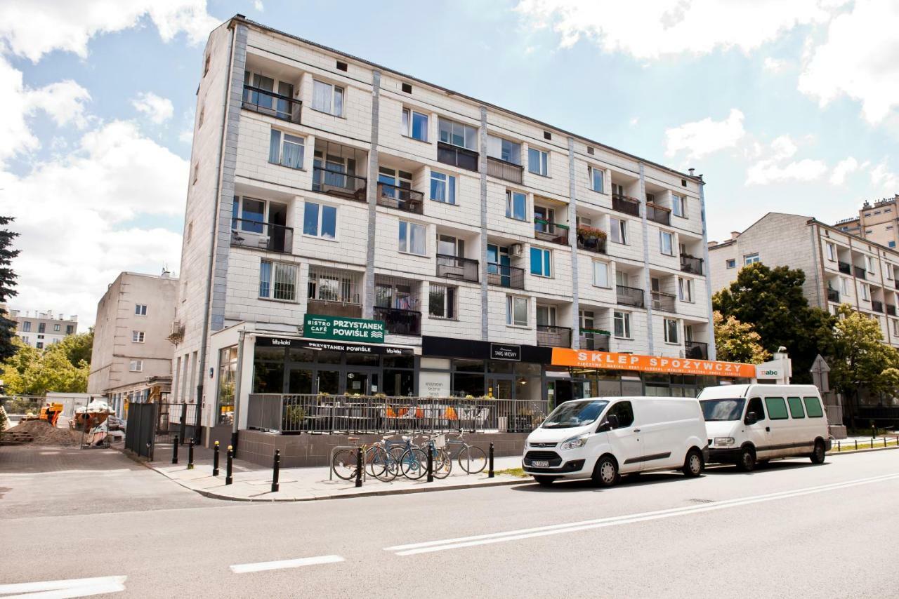 Apartament Powisle With Balcony Warschau Exterior foto